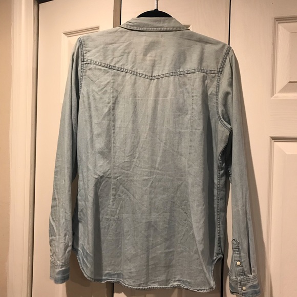 Jean Button Down Shirt - Picture 2 of 3